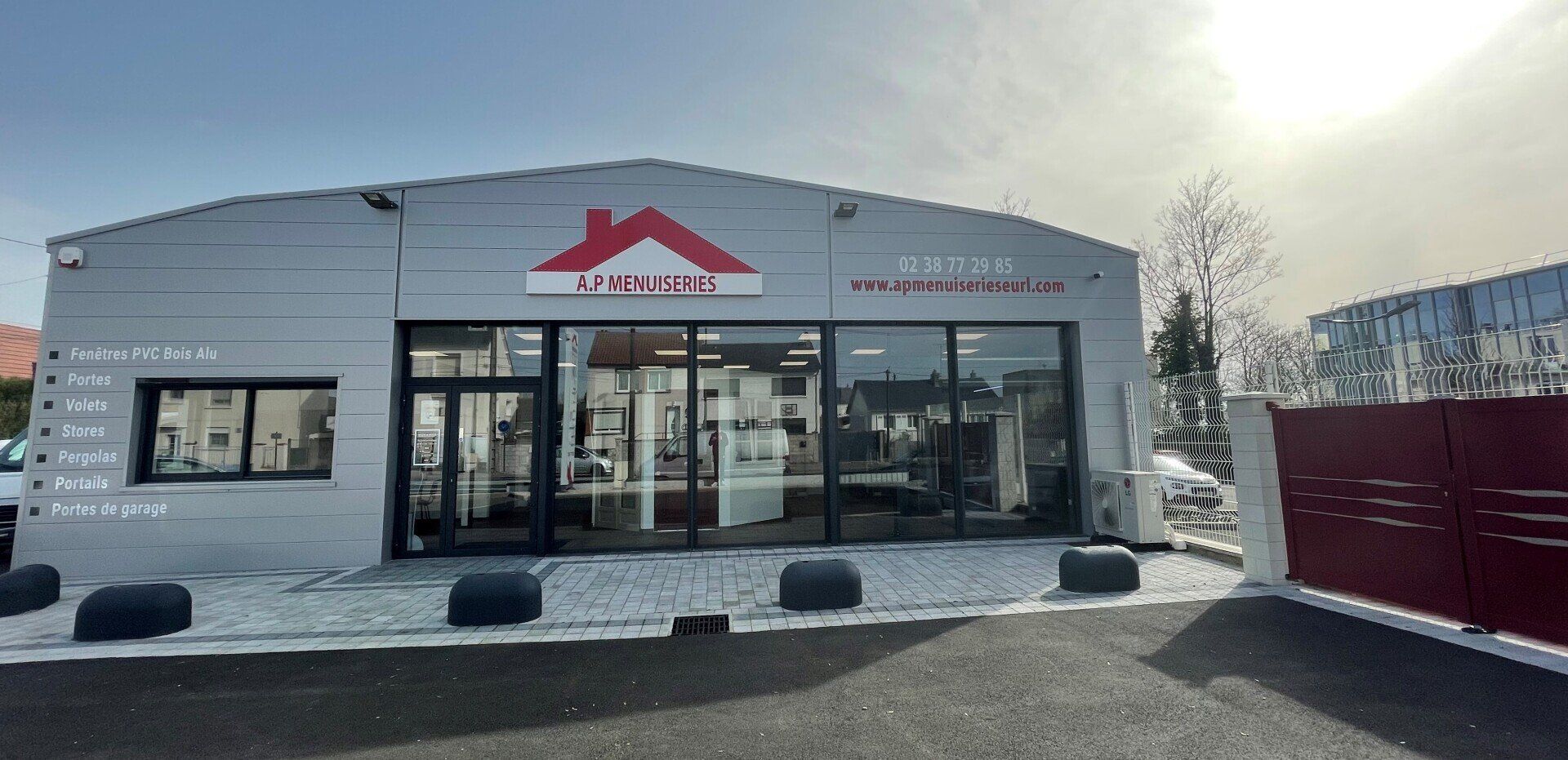 Menuiseries et façade, réalisation AP Menuiseries